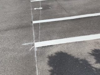 愛知県　清須市　マンション駐車場　塗り替え工事